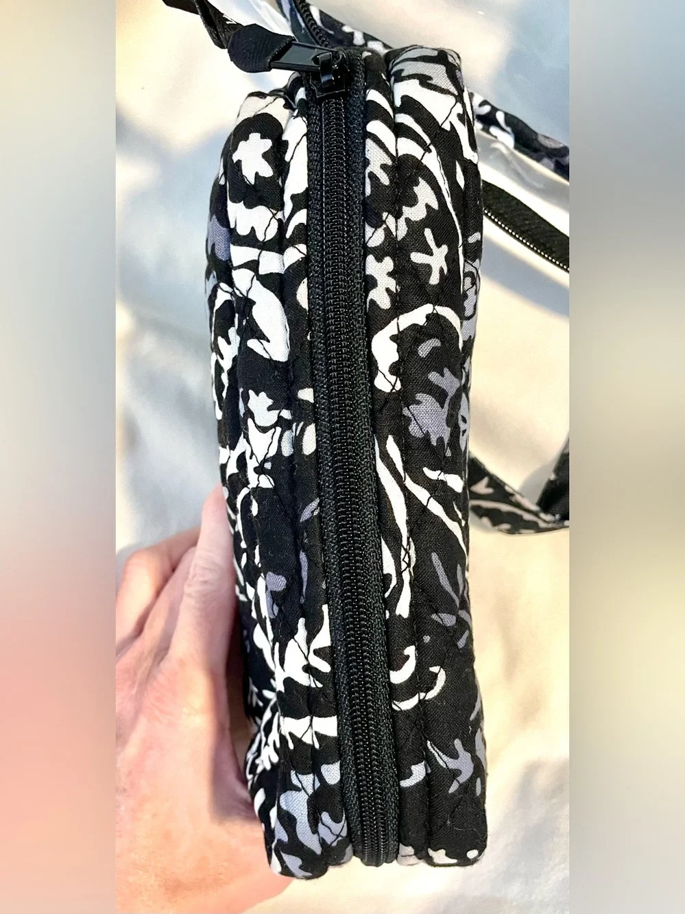 Vera Bradley 3~Piece Cosmetic Organizer - Black & White 